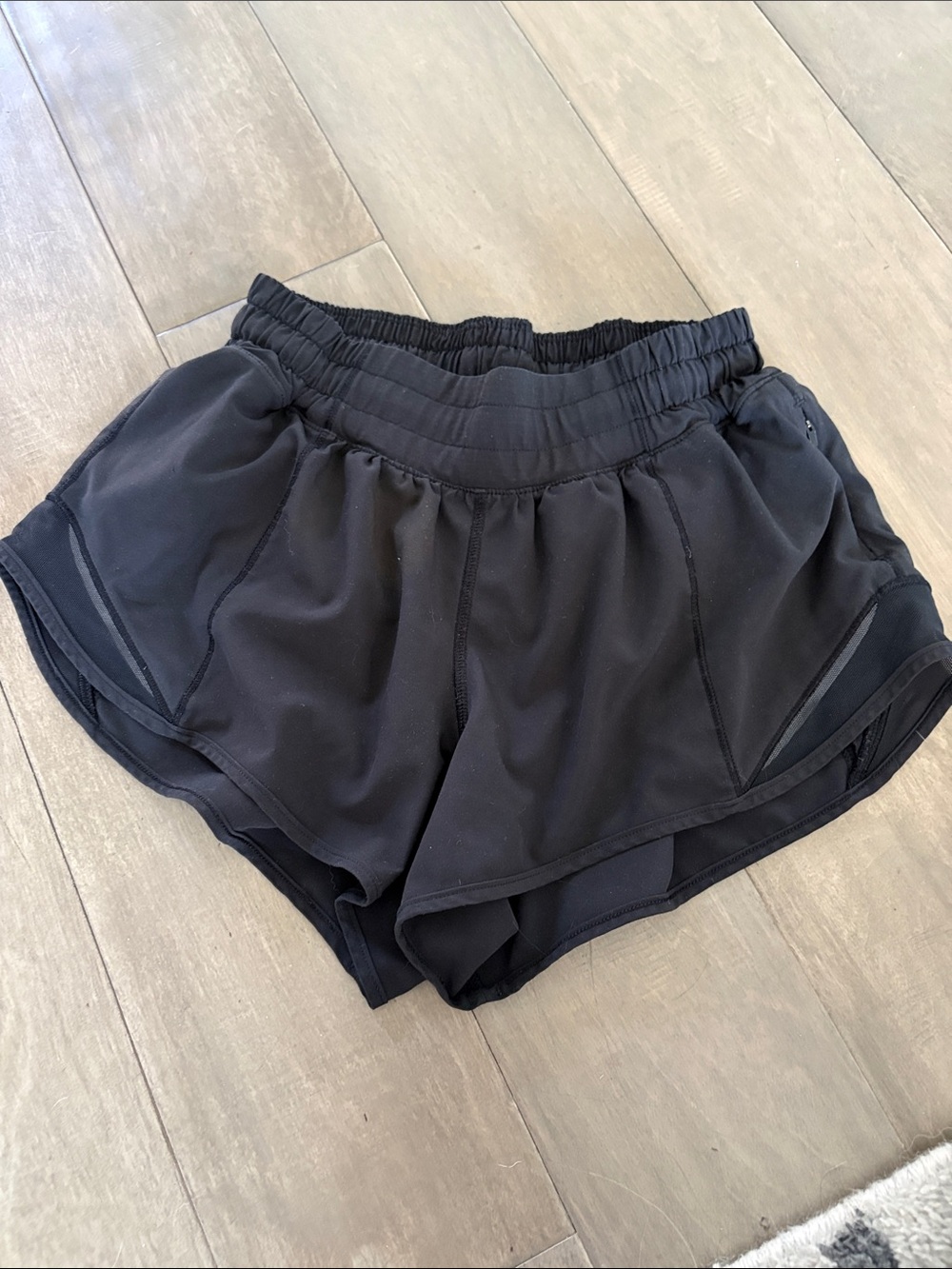 lululemon athletica Black Layered Running Shorts
